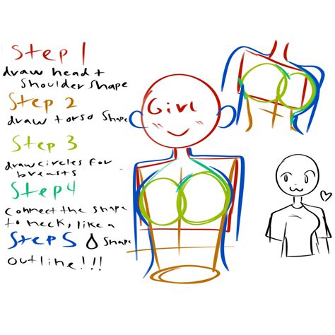 draw boobies|How To Draw Breasts Easily .